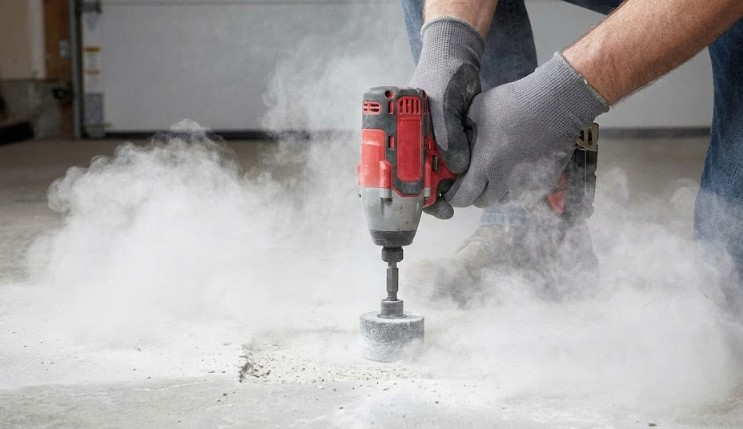 コンクリート研磨におけるアタッチメントの限界