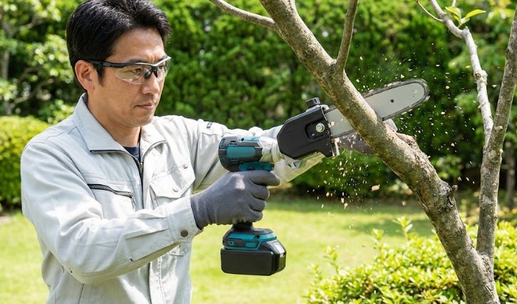 剪定にはチェーンソー型も検討可能
