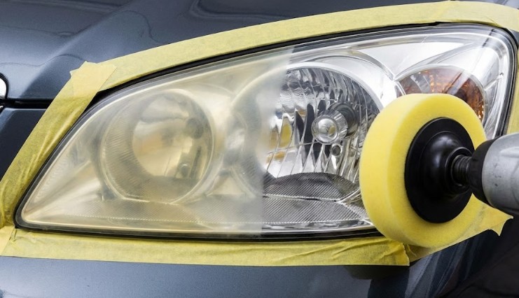 ヘッドライトの黄ばみ除去手順