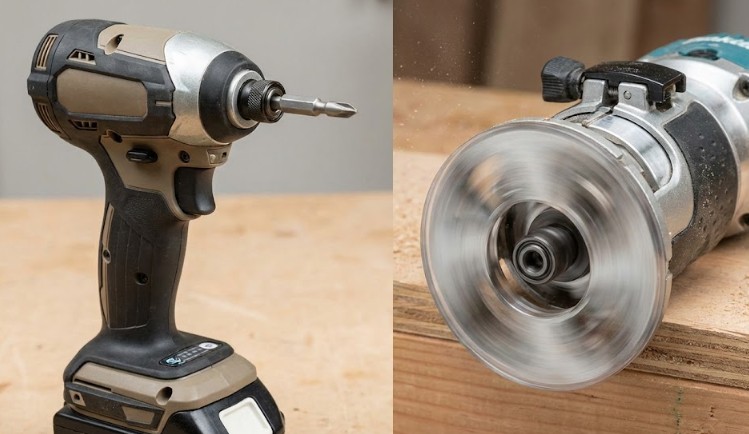 インパクトとトリマーの違いと回転数