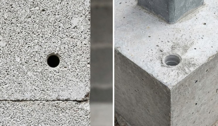 穿孔可能な穴径と素材の硬度による限界