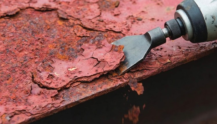 効率的な作業の手順と浮き錆の除去