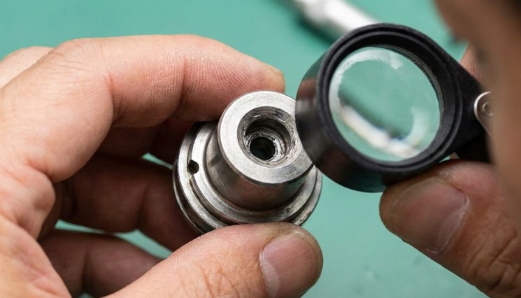 軸ブレの原因はスチールボールかアンビルかを特定