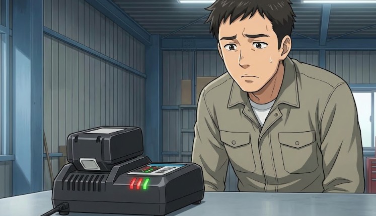 マキタのバッテリーが充電できない時の自己診断