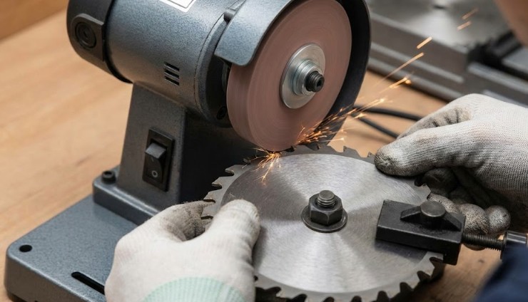 切れ味を回復させるチップソーの研磨と目立て