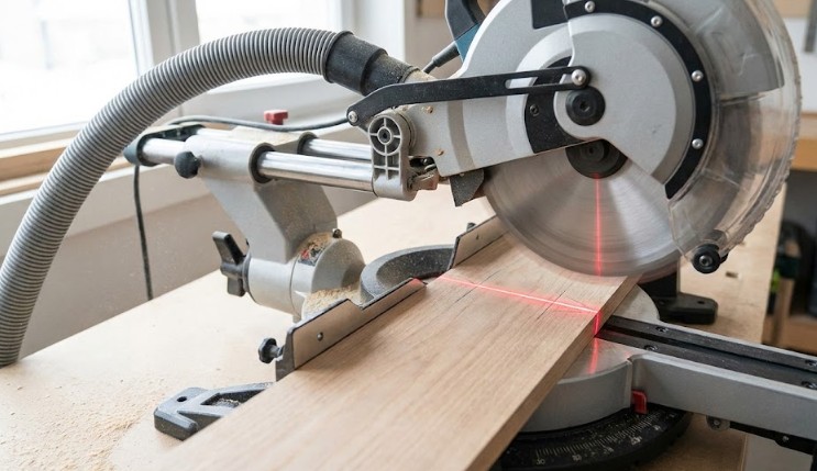 集じん機能やレーザーマーカーによる作業の効率化