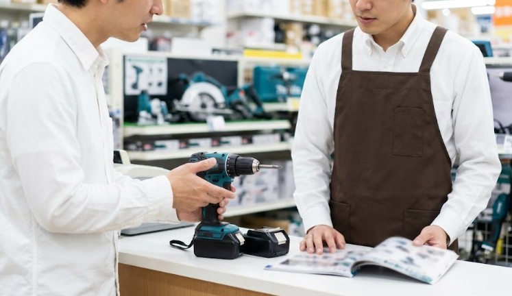 マキタの営業所やホームセンターでの修理費用