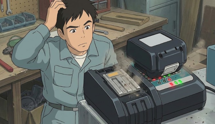 充電器の赤緑点滅が示す充電できない原因の特定