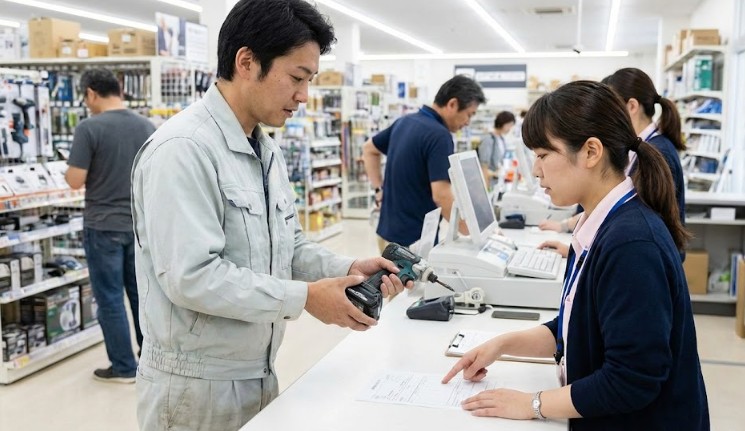 カインズやコーナンなどホームセンターでの修理受付の流れ