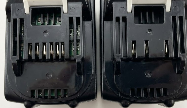 端子の数や冷却窓の内部パーツから識別する