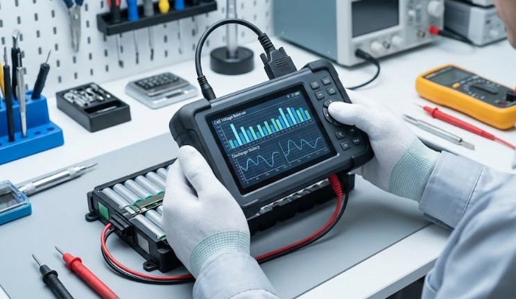 チェッカーで診断！セルのバランス崩れや過放電の確認方法