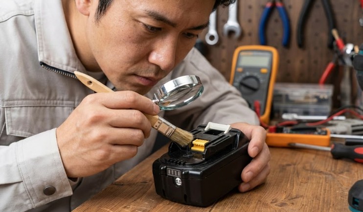 過放電が原因で充電できない時のセルフチェック