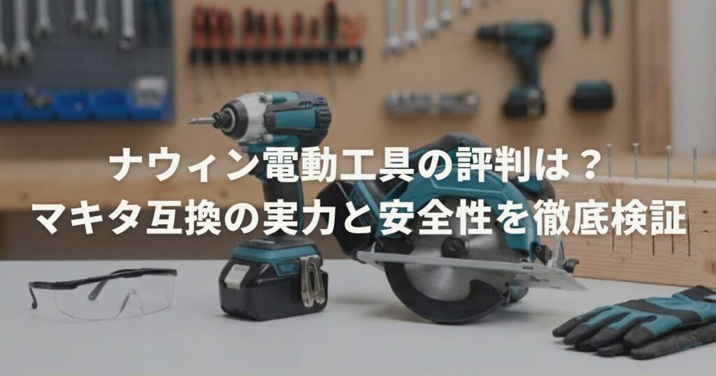 ナウィン電動工具の評判は？マキタ互換の実力と安全性を徹底検証