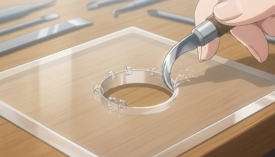 バリ取りに最適なアクリルカッターによるエッジ処理