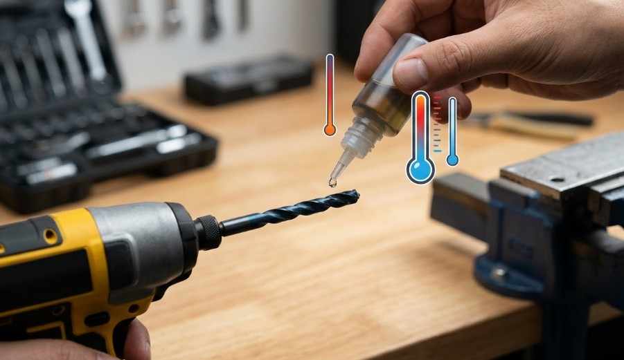 専用の切削油を使用して刃先の寿命を延ばす方法