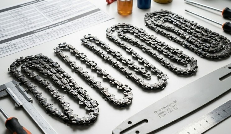 規格に合ったソーチェーンの選び方と種類の違い