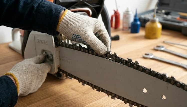 切れ味を左右するチェーンの張りとテンション調整