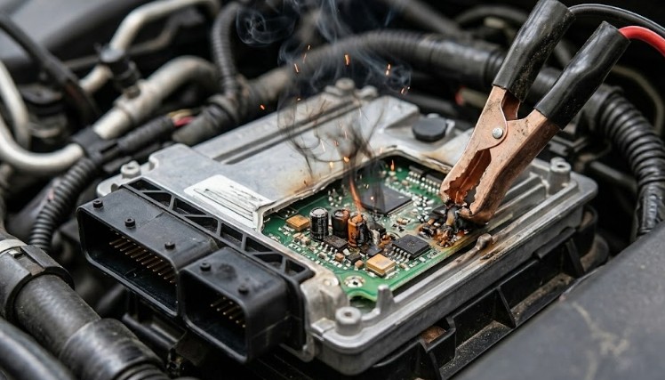 過電圧が車両のECUやセンサーを故障させる原因