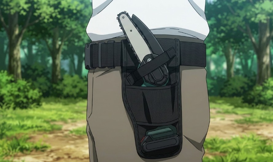 マキタ A-75166 ホルスターとハンディソーの携行