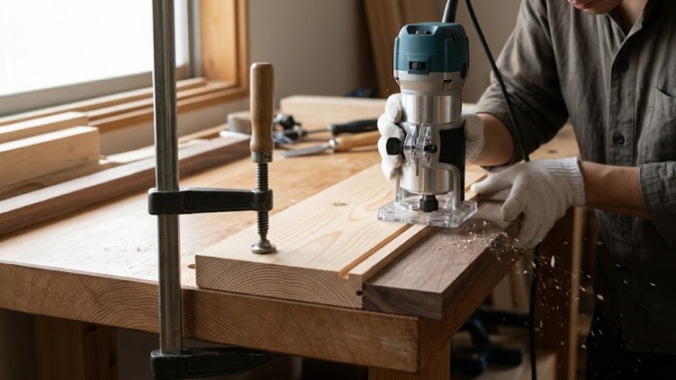 溝の終点の割れを防いで自作治具の完成度を高めるコツ