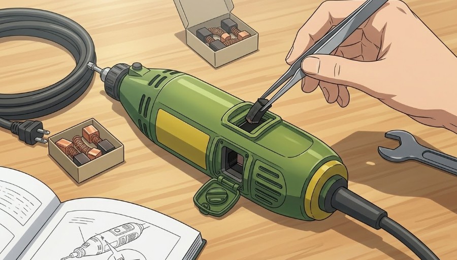 カーボンブラシ交換など重要なメンテナンス項目