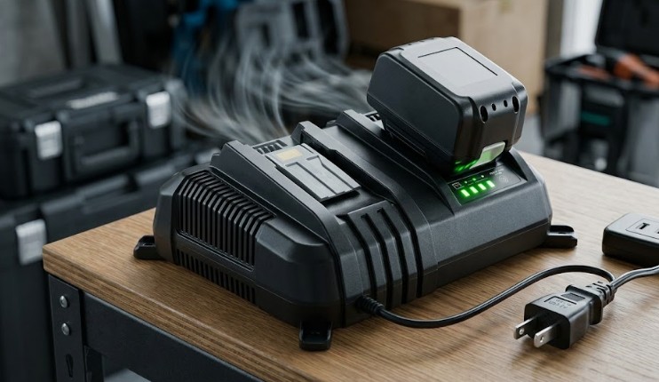 急速充電器を使用した充電時間と熱管理の仕組み