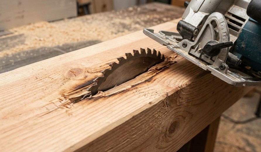 刃が止まる物理的な仕組みと反動