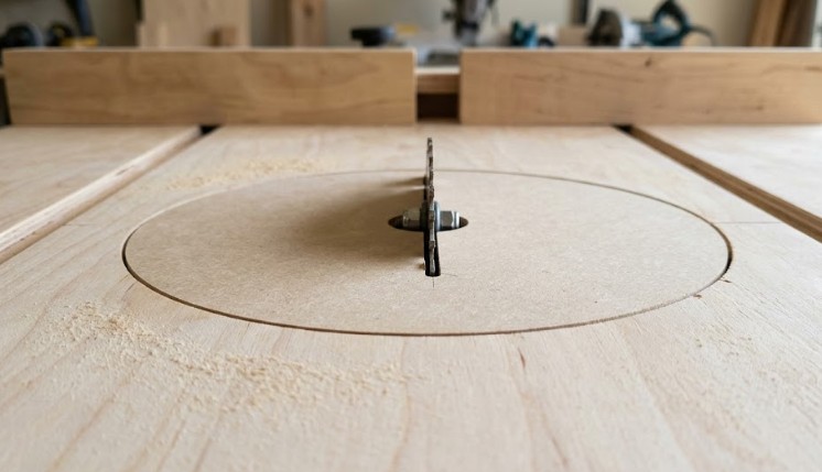 ゼロクリアランス・インサートの製作