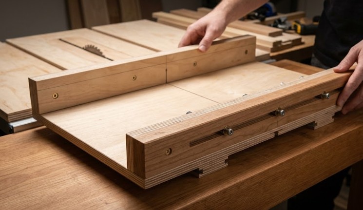 丸ノコテーブルソー自作スライド（クロスカットスレッド）の作り方