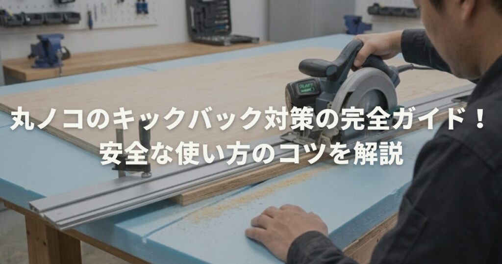 丸ノコのキックバック対策の完全ガイド！安全な使い方のコツを解説